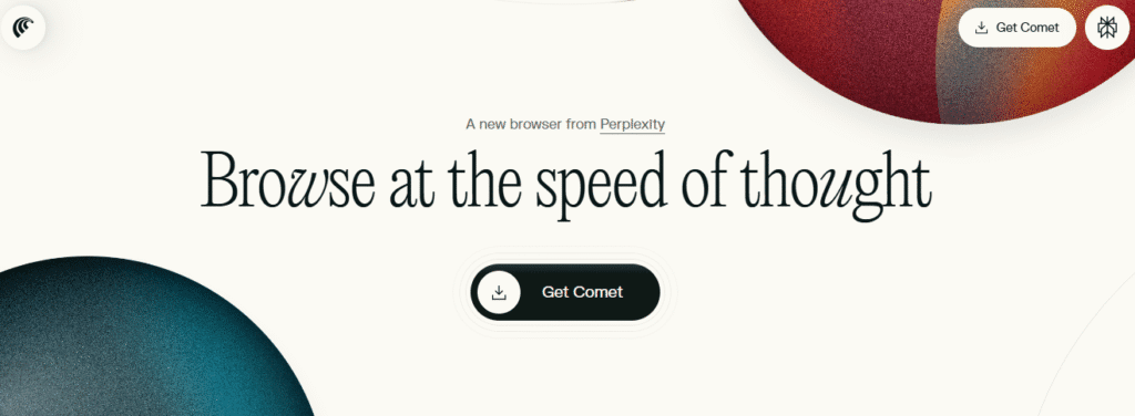AI Web Browser Perplexity