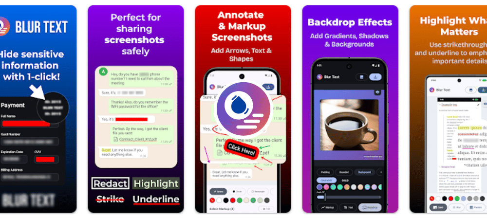 a bunch of screens showing different types of apps (Top 7 Best Android Apps August)